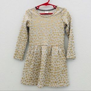 Animal Print Gymboree School Dress Pockets EUC